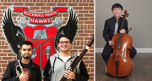 Rockwall HS and Rockwall-Heath HS Students Advance to TMEA All-State Band 